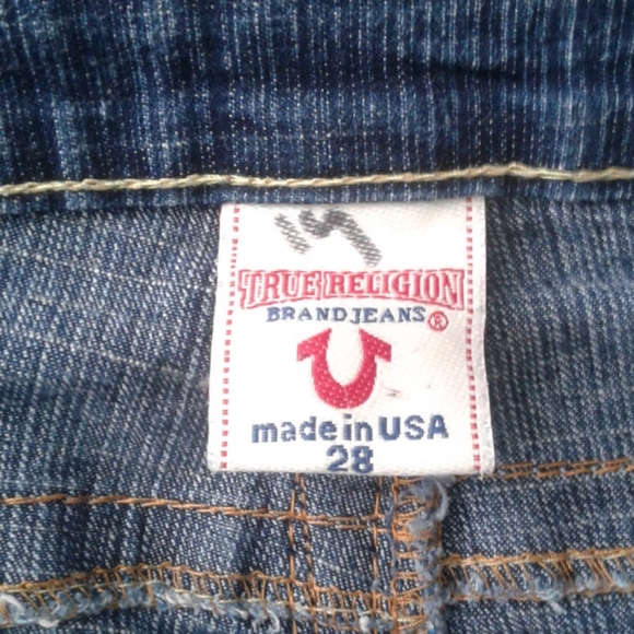 True Religion Straight Jeans Size 28 - Picture 5 of 7